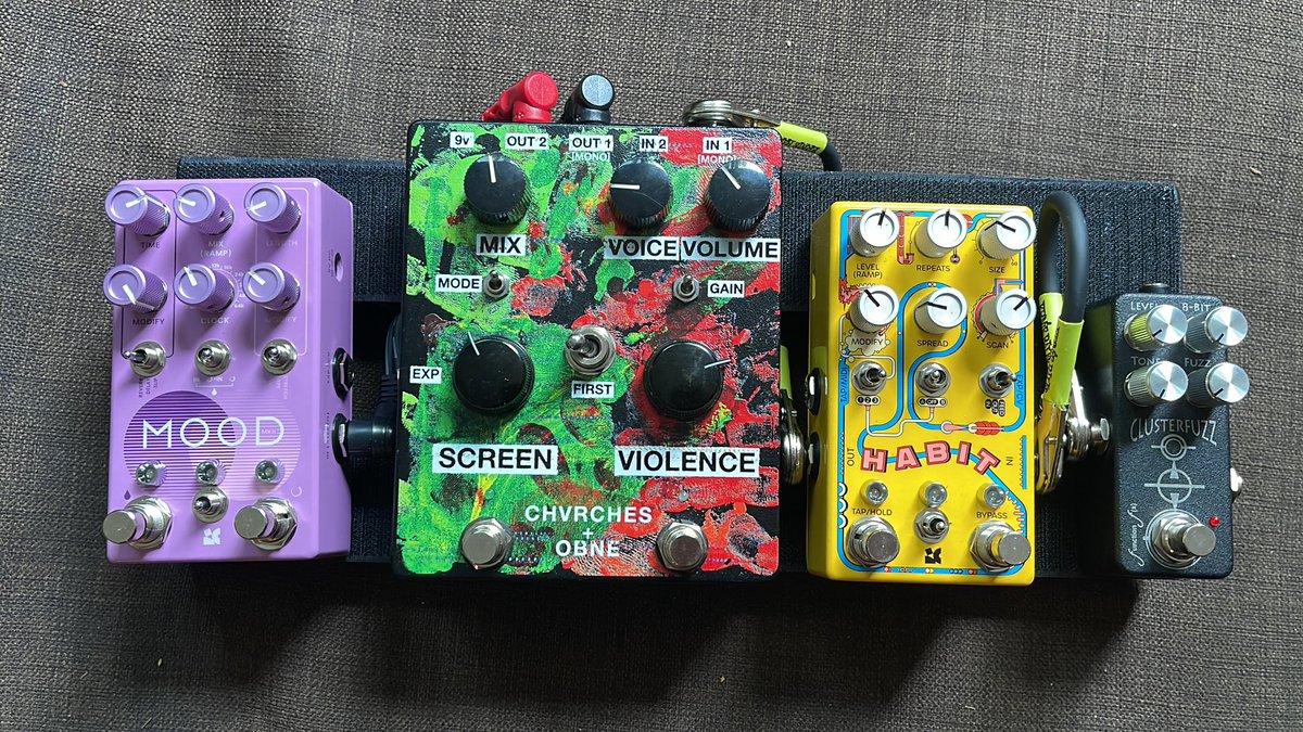 AdamAxbey's tweet photo. The perfect tiny pedalboard doesn’t exi- https://t.co/R0ogvgwOCu
