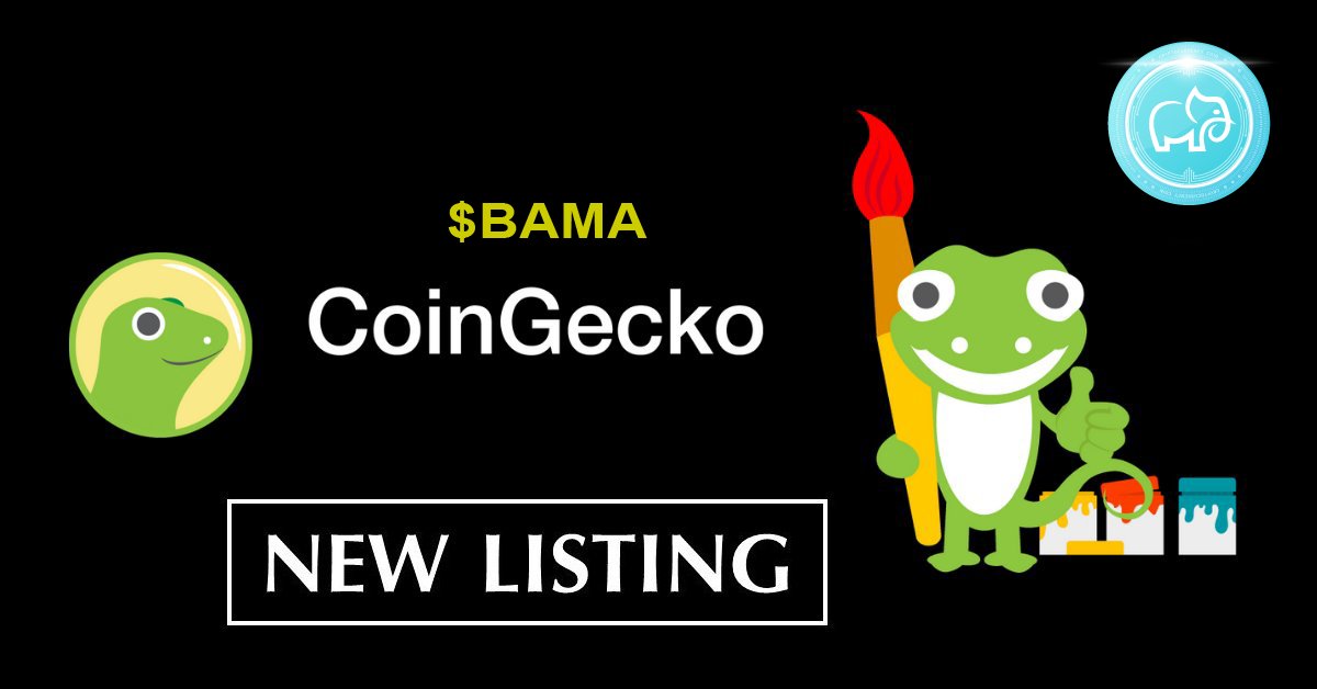 Dear Mrwebi community, we are pleased to announce to you the $BAMA Token Submit a Form  listing  in CoinGecko #BAMA #AMA #MrwebFi