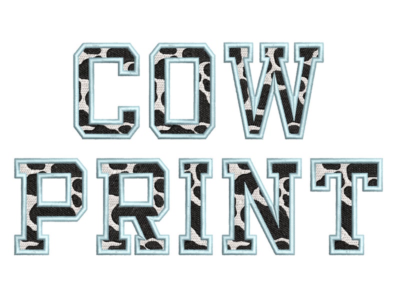 artapli's tweet photo. Cow spots Font 
https://t.co/9E38wqmsQn 

#machineembroiderydesign #machineembroidery #embroidery #embroiderydesign #machinebroderie #bordado #stickdatei #font #BXfont #alphabet #monogram #farm #animal #cow #cowspots #kids #name #blockfont #artapli #etsyfinds #etsysale #etsy https://t.co/FHgQnEQSVx