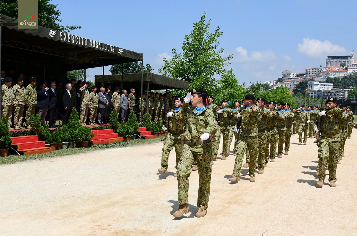 Exercito_pt's tweet photo. Decorreu no dia 01 de junho, a Cerimónia Militar Comemorativa do 17.º Aniversário da Brigada de Intervenção 🇵🇹, no Parque Verde da cidade de Coimbra.
➡️https://t.co/f9yyJh739e
Ao serviço dos Portugueses.
#ExércitoPortuguês #DefesaNacional #CFT #BrigInt @defesa_pt @eu_eeas https://t.co/UCOCwYyrqM