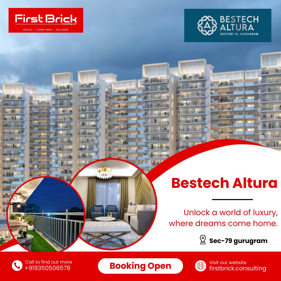 firstbrickhq's tweet photo. Discover your dream home that exceeds expectations and indulges your senses🔑🏡
✨Unmatched Elegance
✨Seamless Living
✨Amenities of Distinction
Reach out to us Today :
🌐https://t.co/pzNtYxKBt9
📞+91 9350506578
.
.
#FirstBrickConsulting #Bestech #Home #Dream #Luxury https://t.co/mXuuVrIn9g