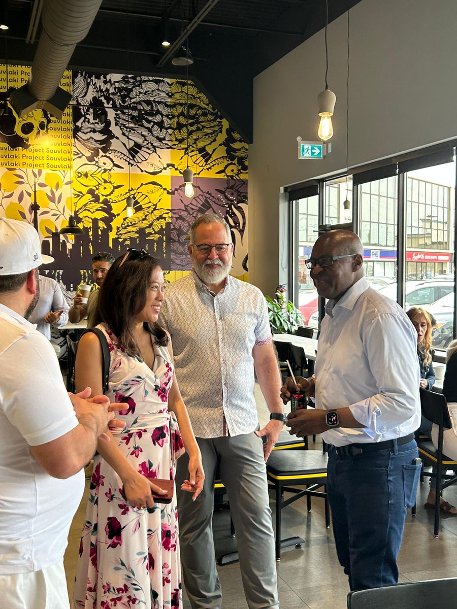 marksaunders_TO's tweet image. Great to meet up with supporters at Fat Fork on Dundas East!