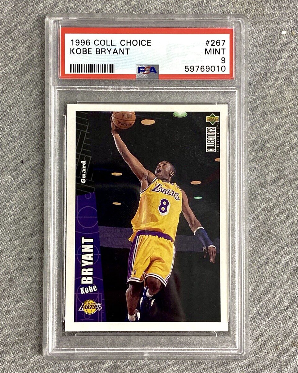 💜💛 FREE KOBE ROOKIE 💛💜

I'm giving this Kobe Bryant rookie card to someone random who LIKES this tweet (must be following me so I can dm you if you win!)