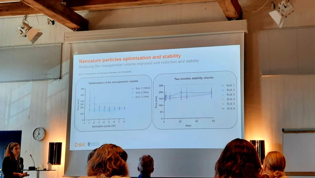 LIVE (@live_iiiglasgow) on Twitter photo Our PhD student, Arianna Raponi
<a href="/arianna_raponi/">Arianna Raponi</a>, discussing her project on ‘Formulation and in vitro evaluation of Nanoalum adjuvants’ at Modern Vaccines Adjuvants and Delivery Systems (MVADS) international conference, Copenhagen, Denmark. Our PhD student, Arianna Raponi
<a href="/arianna_raponi/">Arianna Raponi</a>, discussing her project on ‘Formulation and in vitro evaluation of Nanoalum adjuvants’ at Modern Vaccines Adjuvants and Delivery Systems (MVADS) international conference, Copenhagen, Denmark.