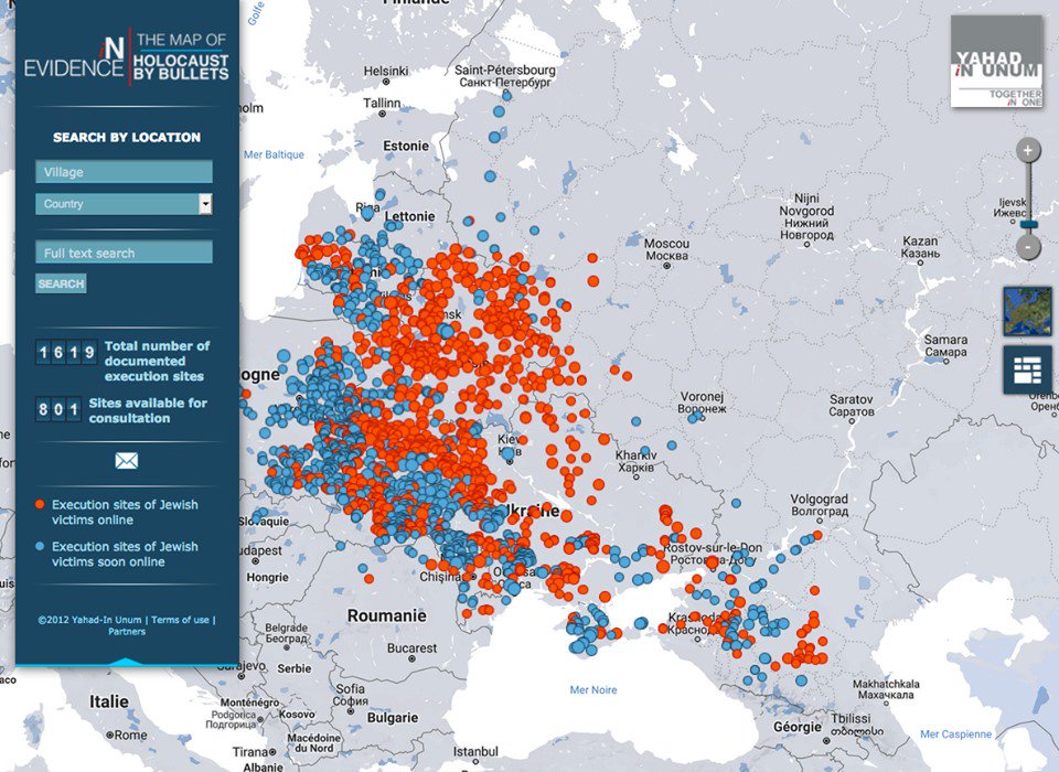 UCL_Holocaust's tweet photo. Teach about the 'Holocaust by bullets?'
@yahadinunum's #InEvidence is free to use for all educators &amp; worth exploring. 
It offers a digital map that provides an unprecedented insight into a lesser known part of Holocaust history. 
https://t.co/h4SckvSku8 
RT @hmccord78 @AR_Pearce https://t.co/Ii5P58k2RE