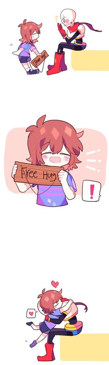 UndertaleFrisks's tweet photo. @Co0lSkeleton 💐 Buenos dias Papyrus! Estoy dando abrazos gratis<D https://t.co/yLTkdxydgo