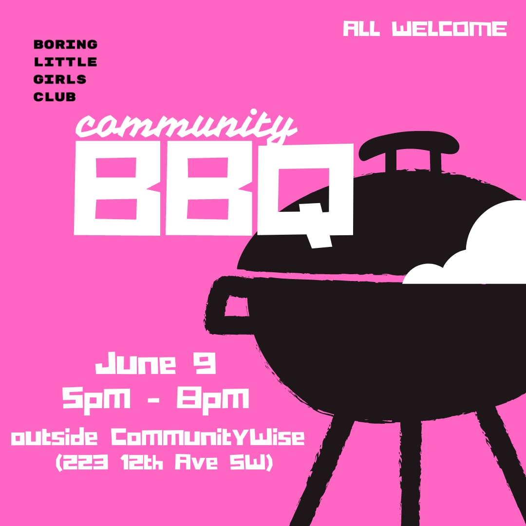 The BLGC will be hosting our first Community BBQ of the season on Friday, June 9 from 5pm –8pm at Community Wise (223 12th Ave SW).⁣
⁣
Please check out our Fb/ Insta for further details on the event, as we are also actively looking for volunteers to support!