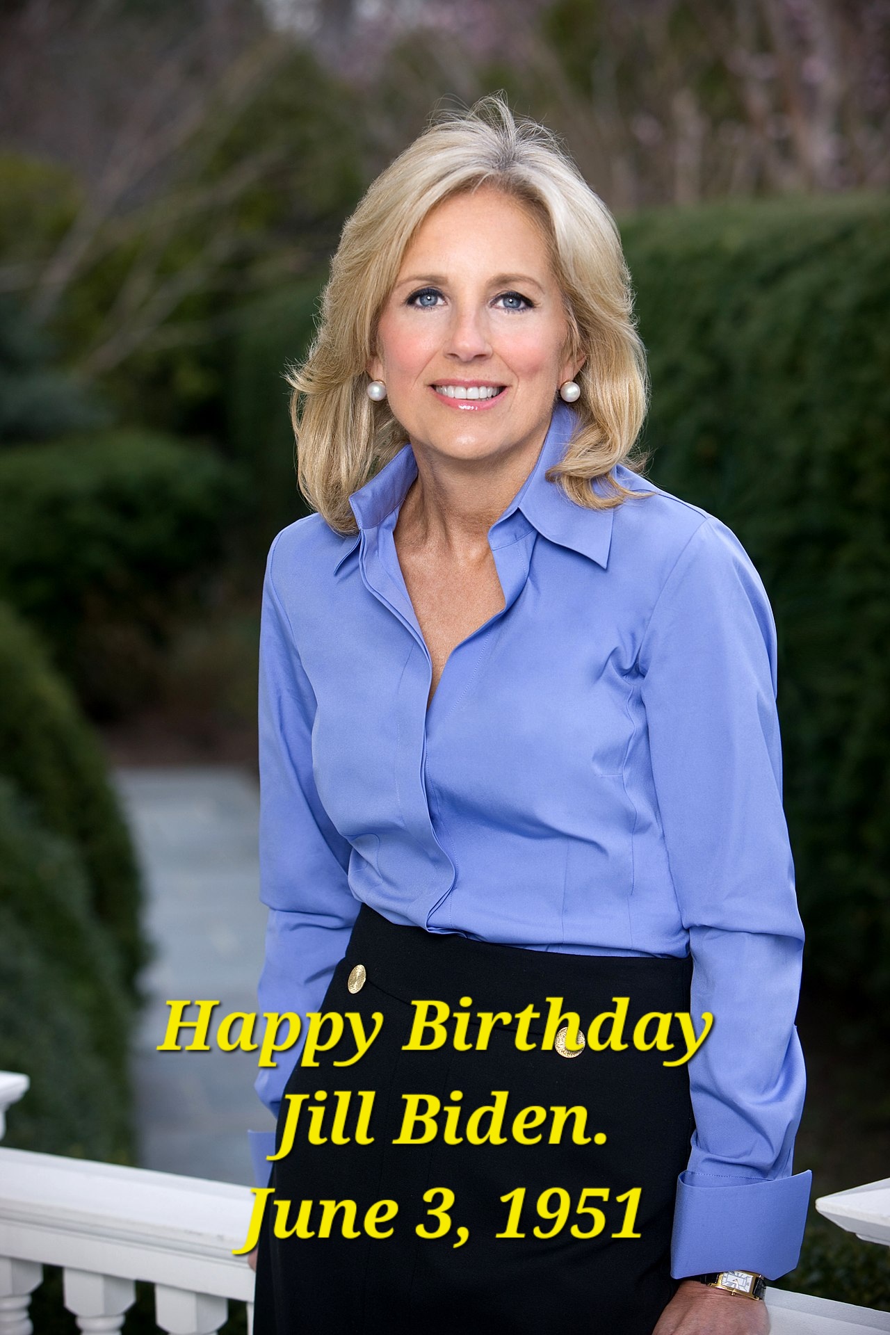 Happy Birthday Jill Biden who is 72 today. 