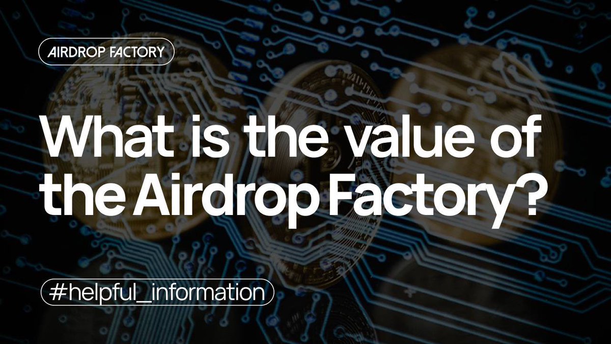 _AirdropFactory's tweet image. Our team conducts a thorough analysis on dozens of information resources and portals with announcements! 

We select the most potentially generous drops, and will go through all the processes and stages for you. 

So you just have to watch for receiving rewards to your wallet!