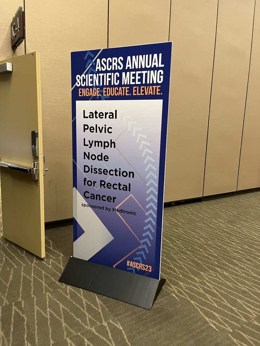 ASCRS - Lateral Pelvic Lymph Node Dissection for Rectal Cancer  workshop. 
#ASCRS2023 A very productive, highly educational morning to start the meeting.