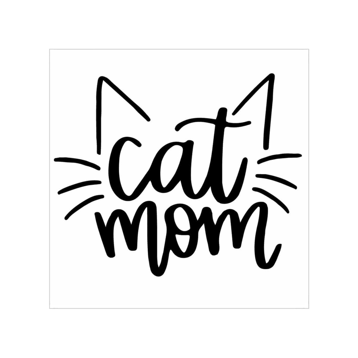 Excited to share the latest addition to my #etsy shop: Cat Mom Transparent Outdoor Stickers, Square, 1pc etsy.me/3WKfF8N #gift #forher #novelty #customsticker #catmomsticker #carsticker #customcatsticker #catlovers #catloverssticker