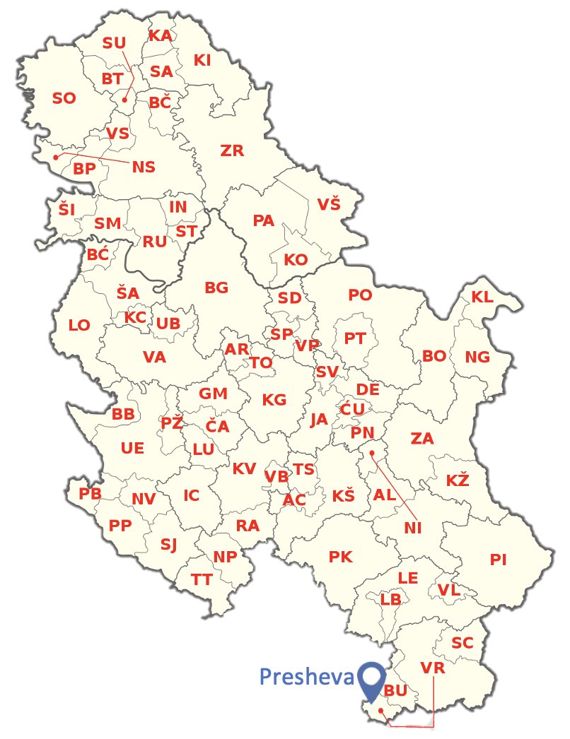 Office for Albanians in Serbia tweet media