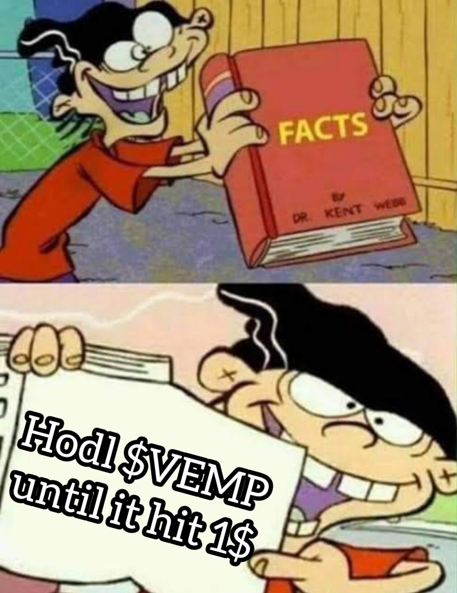 Hodl $VEMP, because the $vemp is future🚀🚀🚀
#Web3 #VEMP #cryptomemes