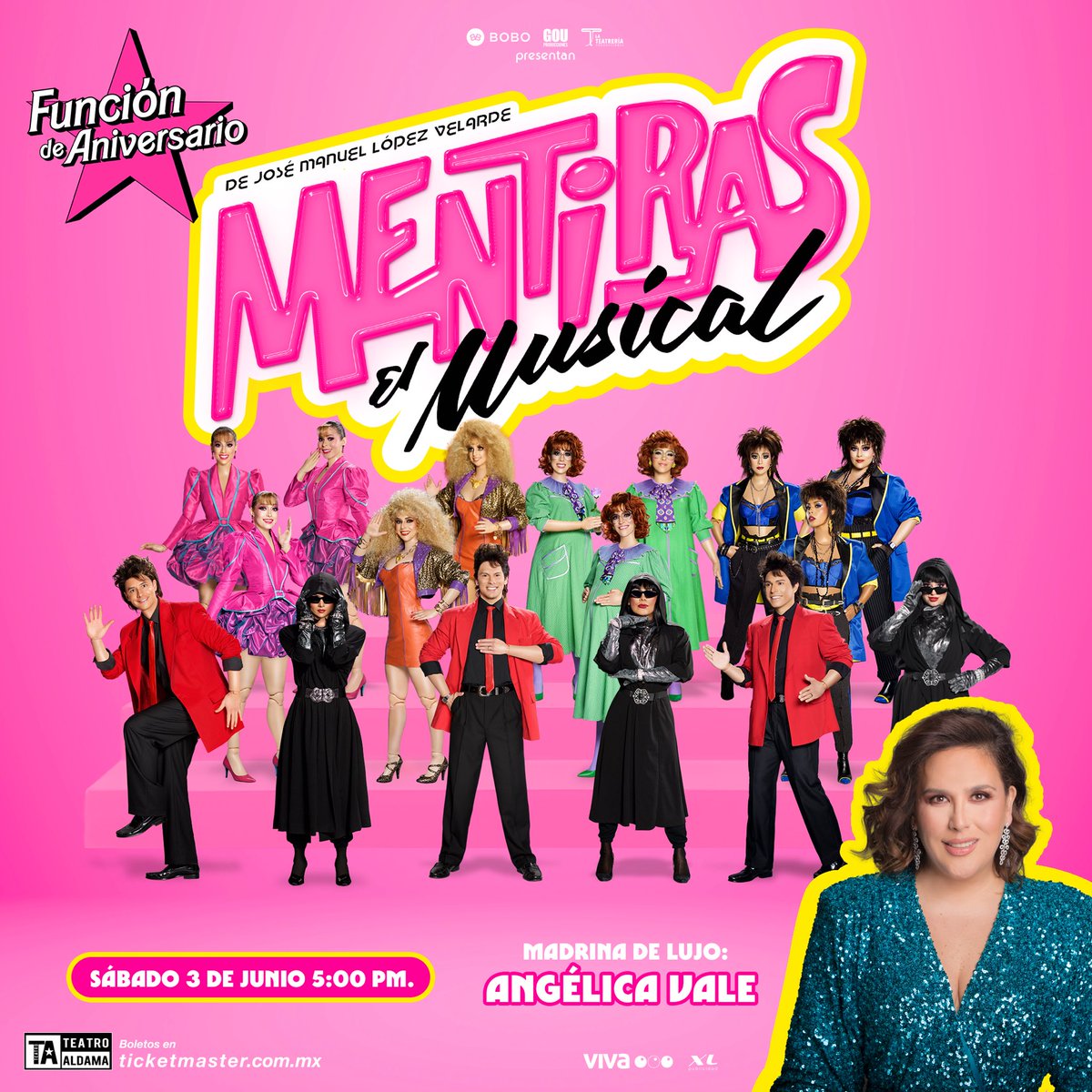 Oficial_Mentiras (@oficialmentiras) on Twitter photo 🚨 Vamos a regalar un pase doble para que disfrutes del primer aniversario de Mentiras El Musical. 
Sólo ocupa el #UnAñoEnMentiras y #MentirasElMusical, recuerda que entre más tuitees, más posibilidades tendrás de ganar. 
El 🏆 será anunciado en nuestras redes sociales. 🚨 Vamos a regalar un pase doble para que disfrutes del primer aniversario de Mentiras El Musical. 
Sólo ocupa el #UnAñoEnMentiras y #MentirasElMusical, recuerda que entre más tuitees, más posibilidades tendrás de ganar. 
El 🏆 será anunciado en nuestras redes sociales.
