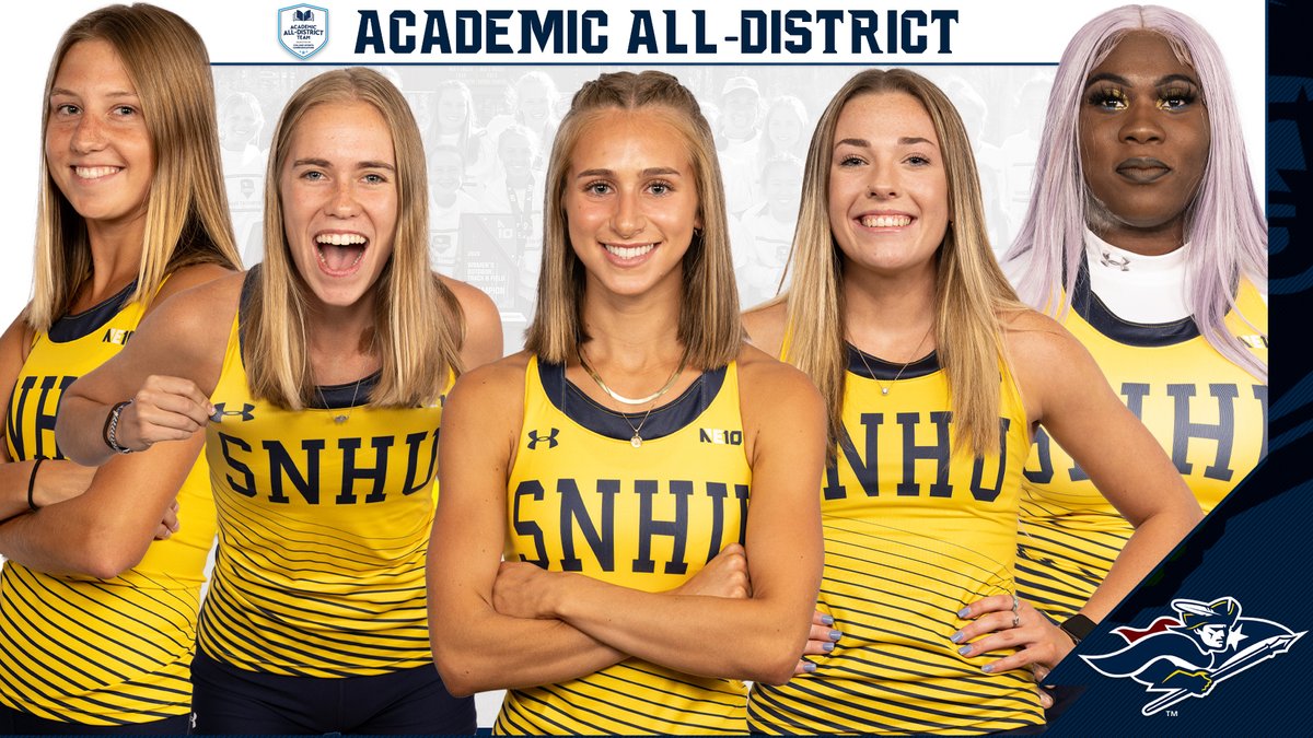Five From Women's Cross Country, Track &amp; Field Gather CSC Academic All-District Team Honors snhupenmen.com/news/2023/6/3/…