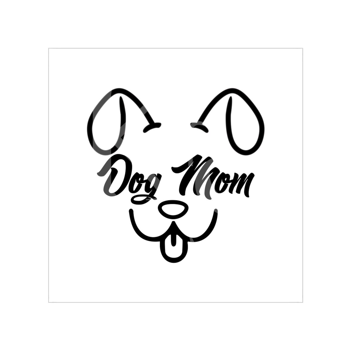 Excited to share the latest addition to my #etsy shop: Dog Mom Transparent Outdoor Stickers, Square, 1pc etsy.me/42o1ojg #dogmomsticker #forher #gift #doglover #dogloverssticker #sticker #transparentsticker #carsticker #dogmom