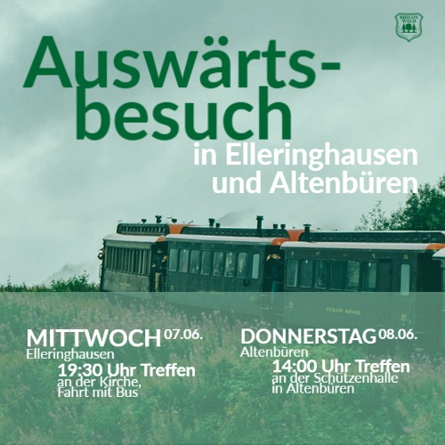 Endlich wieder Schützenfeste, endlich wieder Auswärtsbesuche! Zum "Warmup" für unser Schützenfest vom 7. bis 9. Juli fahren wir nach Elleringhausen und Altenbüren.
#echtHSV 🇳🇫 #Schützenfest