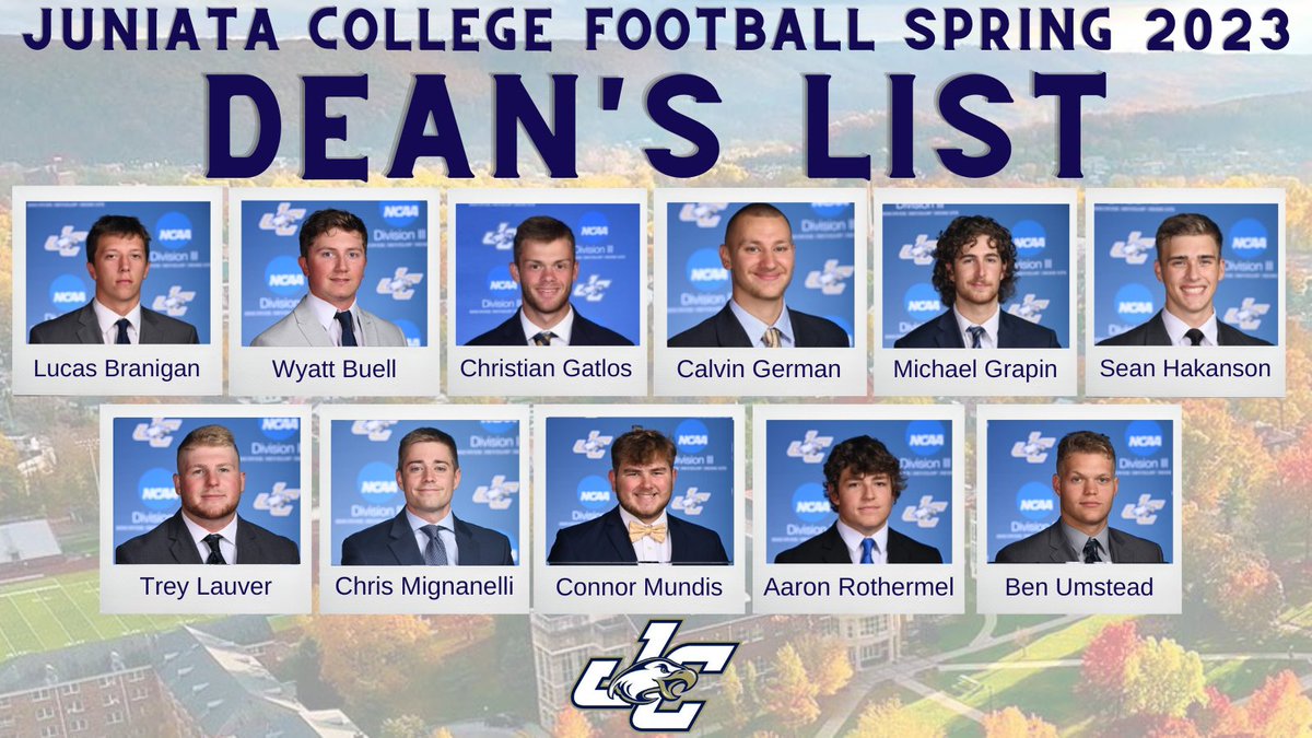 Congrats to 11 of our players for making the 2023 Spring Dean's List! #Build