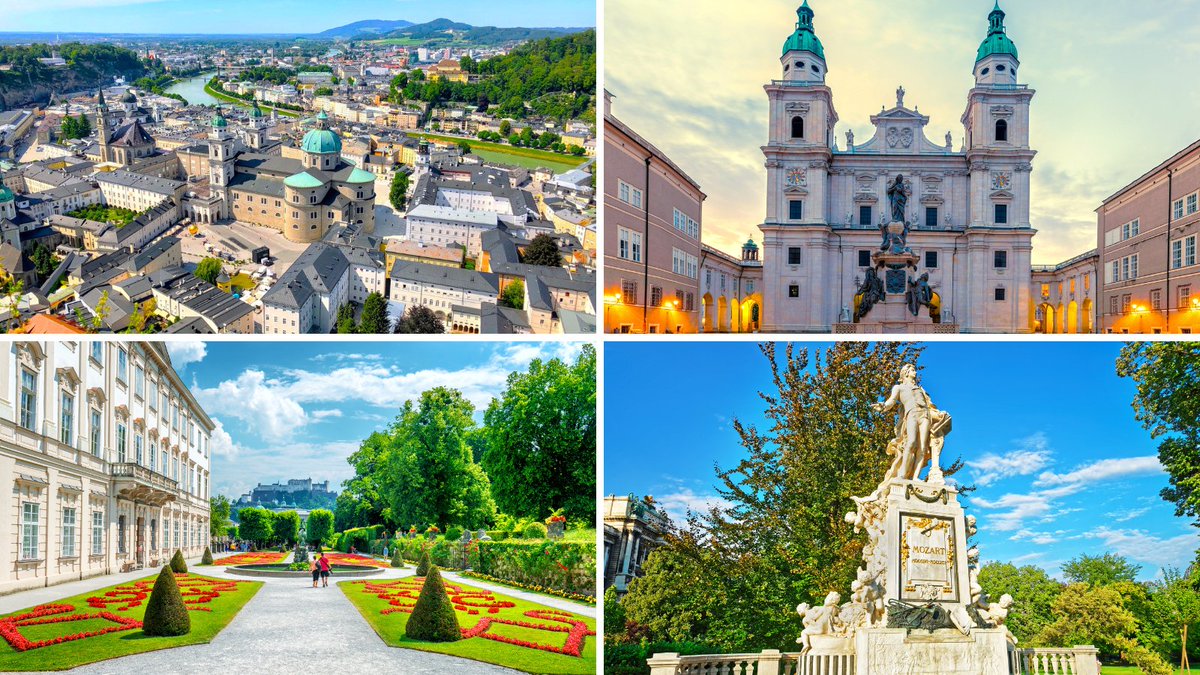 [世界遺産] ザルツブルク
オーストリア中部にある都市。モーツァルトの生地として有名な地で、“北のローマ”や“北のフィレンツェ”と称されるような美しい街並みが広がっています。例年夏には100年の歴史を誇る“ザルツブルク音楽祭”が催され、期間中は街全体が美しい音色で包まれます。