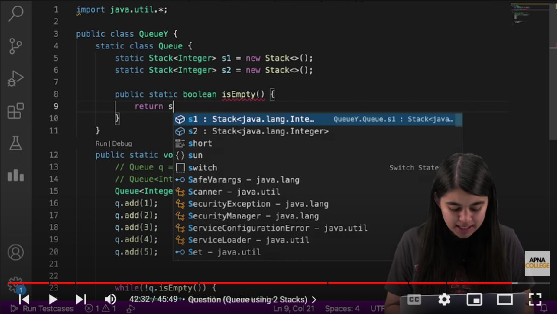RishiGu50970814's tweet photo. #100DaysOfCode 

Day: 13
Topic: Learning Queue
Today was quite a hectic day but I somehow still managed to complete the queue from the course provided by Apna College on YouTube.I want to thank Shradha Khapra for such excellent content.

#CodeProgress #CodeMotivation #programming https://t.co/UUZnbSrx2a