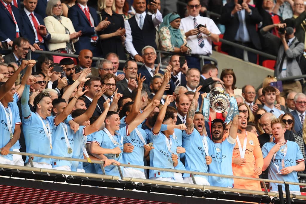 A Treble is coming to the Etihad Stadium. Today Stefan Ortega saved us from Noise pollution from Manchester United. Pep Guardiola is cooking. #FACup #FACUPFINAL Wembley