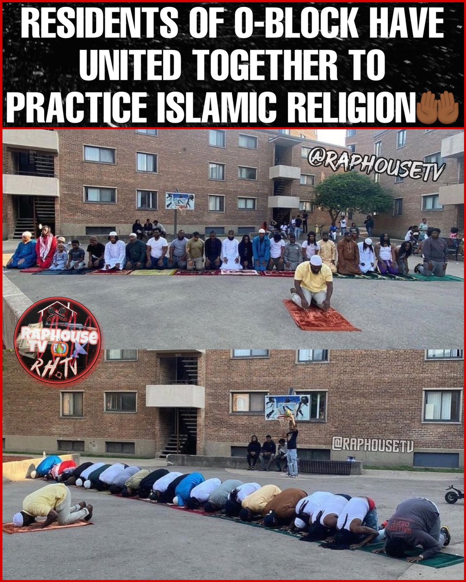 raphousetv2's tweet photo. Residents Of O-Block Have United together to Practice Islam 🤲🏾 https://t.co/tUzklgLEjO