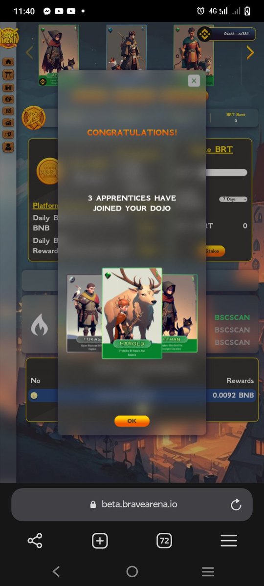 oxchem's tweet photo. Warriors I mint on Brave Arena. Not lucky this time but will continue to fight for V3.
#bravearena #nft #pvp
@brave_arena https://t.co/MXj81jwRBS