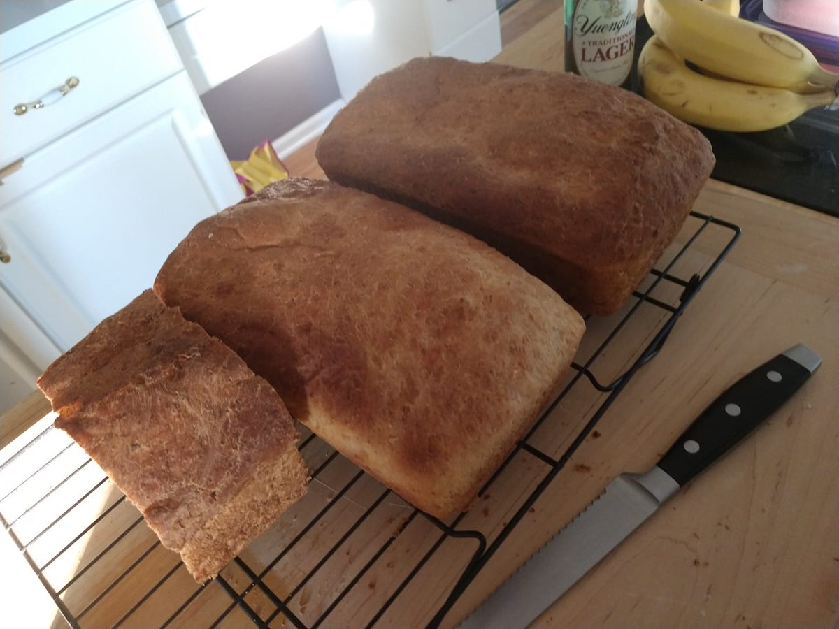 bbnbinc's tweet image. Delish. Soft and moist moist loaves.

Not just Your Google Guru, but also a skilled cook...quite therapeutic making your own bread

Do you bake your own bread?

#MakeYourOwnBread #WeekendPost #GoodFood #BBNB #March4Tech #NonProfit #HealthyLiving #ComputerPrograms