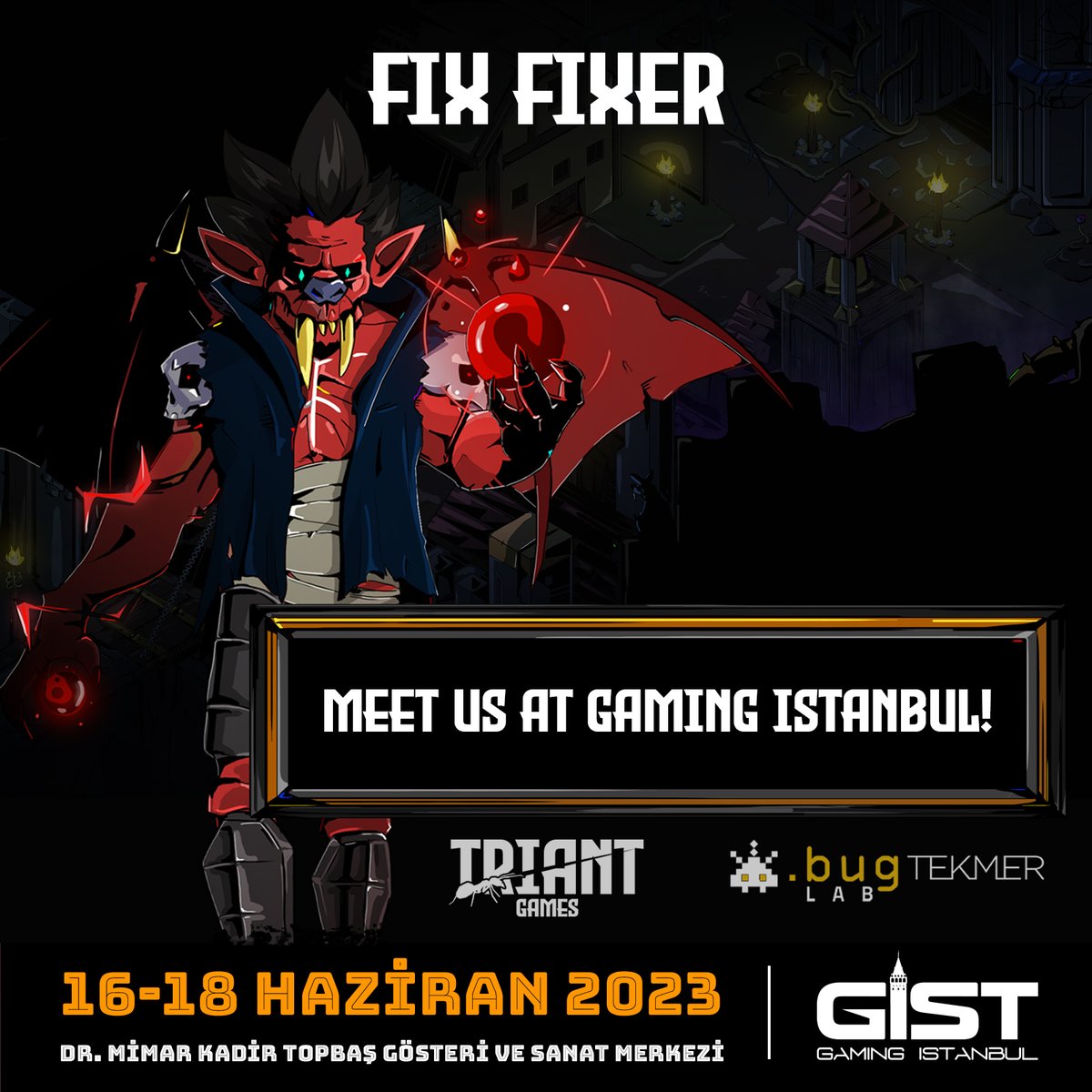 lukasdsarkli's tweet photo. Meet us at Gaming Istanbul (GIST)! 16-18 June  #indiedev #indiegame #gaming https://t.co/tcbd40p8fz