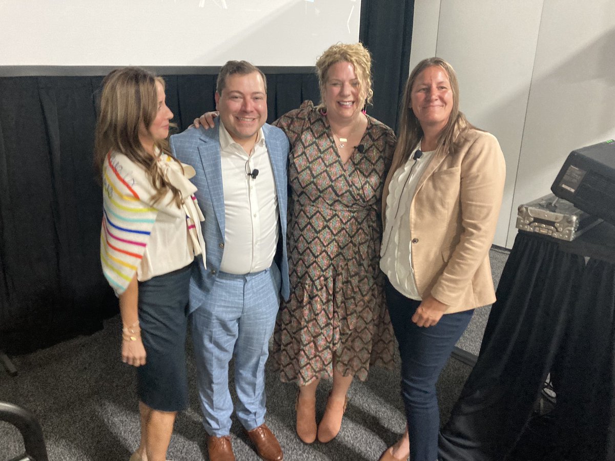 DrAmyBSullivan's tweet photo. Celebrating this month with so much #Pride. I was honored to be asked to be a panelist in the #ally position to create a more inclusive future in healthcare. #LGBTQIA+ 🏳️‍🌈 https://t.co/seAfzXJpbs