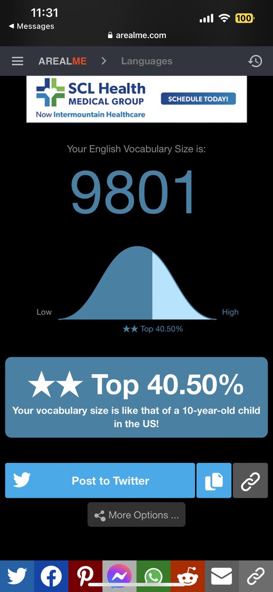 mxgnesium's tweet photo. Meanwhile here’s my score 🙃 https://t.co/URLe4zZ39y