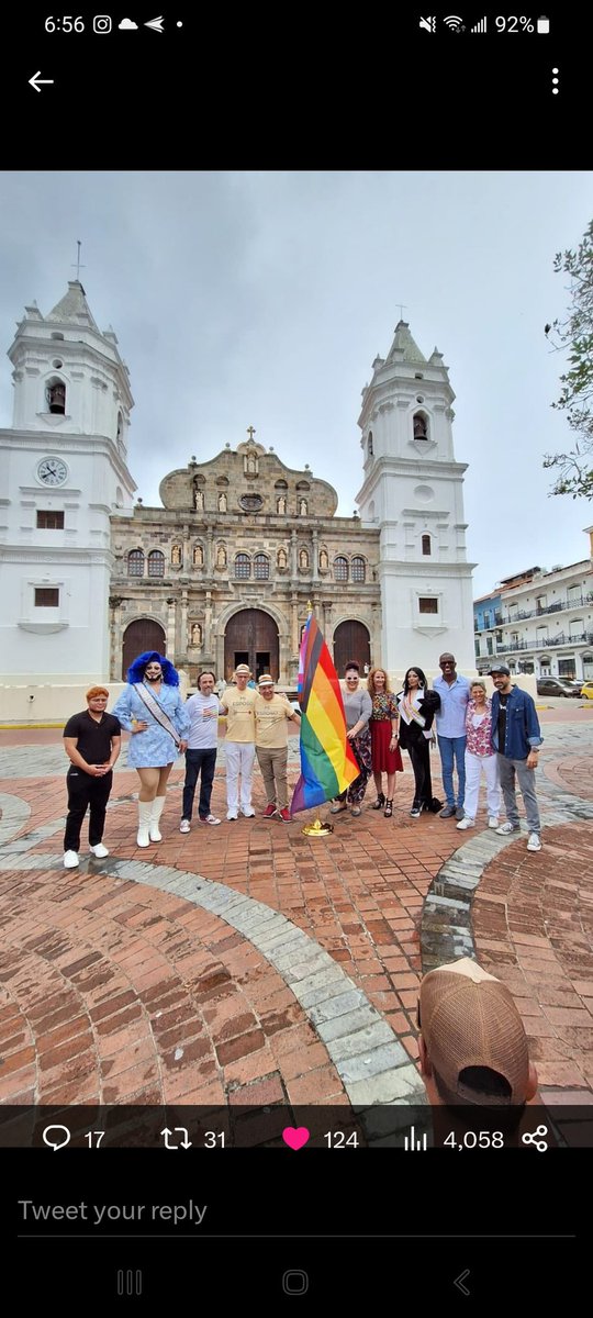 Junio es Pride Month.  Mi esposo Ken y yo estamos orgullosos de la designación de ser Los Abanderados del desfile Gay. Seguimos luchando por que Panamá reconozca nuestros Derechos al Matrimonio Igualitario. 
Love Will Win in Panamá.