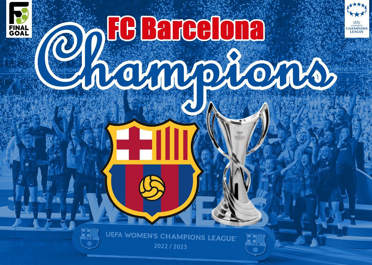 🚨 سيدات #برشلونة 🇪🇸🏃🏻‍♀️⚽️ بطلات أوروبا بعد الفوز على نظيراتهن فولفسبورج الألماني بنتيجة 3 - 2

#دوري_أبطال_أوروبا_للسيدات
#UEFAwomensChampionsLeague