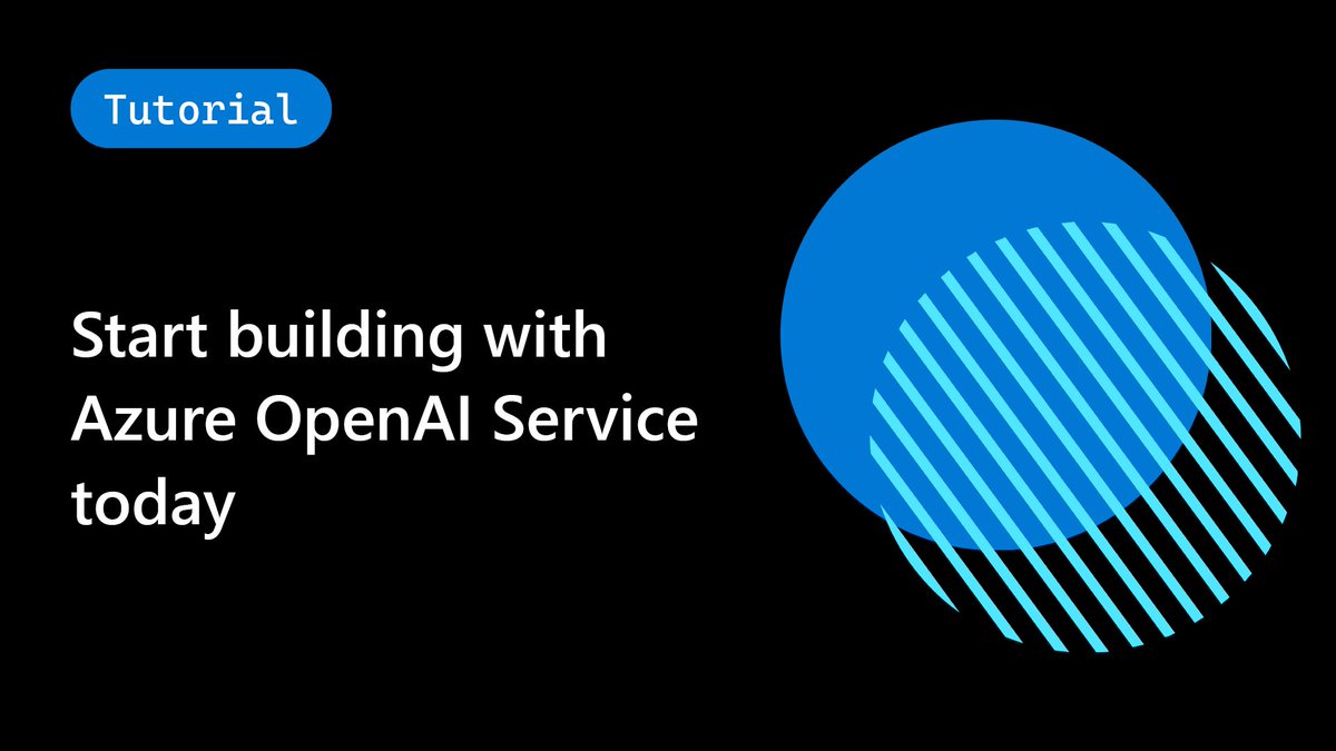 msdev's tweet image. Level up with this learning module and:

➕ Create Azure OpenAI solutions
📩 Deploy base models
📝 Generate prompt completions

Get started here: msft.it/6018ggOIu #30DaysOfAzureAI
