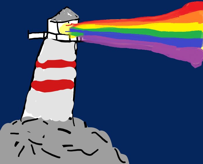 Happy Pride month, gamers!

In true SLOB fashion, here's our attempt at making a Pride logo: