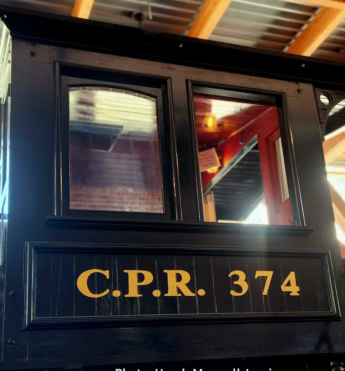 In 1884 this was the first engine to haul a transcontinental passenger train into Vancouver.  It's on display at its permanent home in the #Yaletown Roundhouse Community Centre, #VancouverBC. #rail #railways #railhistory #BritishColumbia #BCHistory #trainhistory