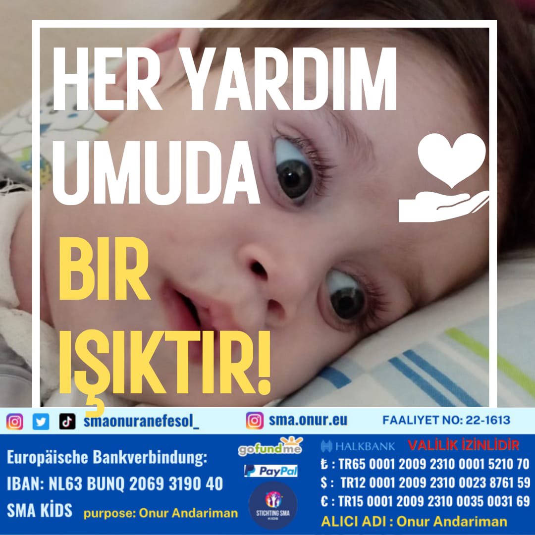 onurkazandi's tweet photo. Her yardım umuda bir ışıktır.
Onurun yolunu aydınlatacak ışık tutacak olan bizleriz.
Minicik bir bebeğin hayatına dokunmak için hadi daha fazla bekleme.
İyilik bulaşıcıdır ve iyidir.

Yardımınla Onur ölümcül hastalığın pençesinden kurtulabilir.

#onurkazansın https://t.co/t5RBStbAOQ