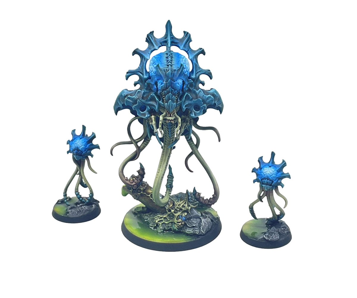 40kRadio's tweet photo. The fine folks at @warhammer sent us a box of #Leviathan so we got @jfdubeau to paint a few #Tyranids

We didn’t have to ask him twice. 

#AdWIP #New40k #WarhammerCommunity https://t.co/MHec8fa8wI