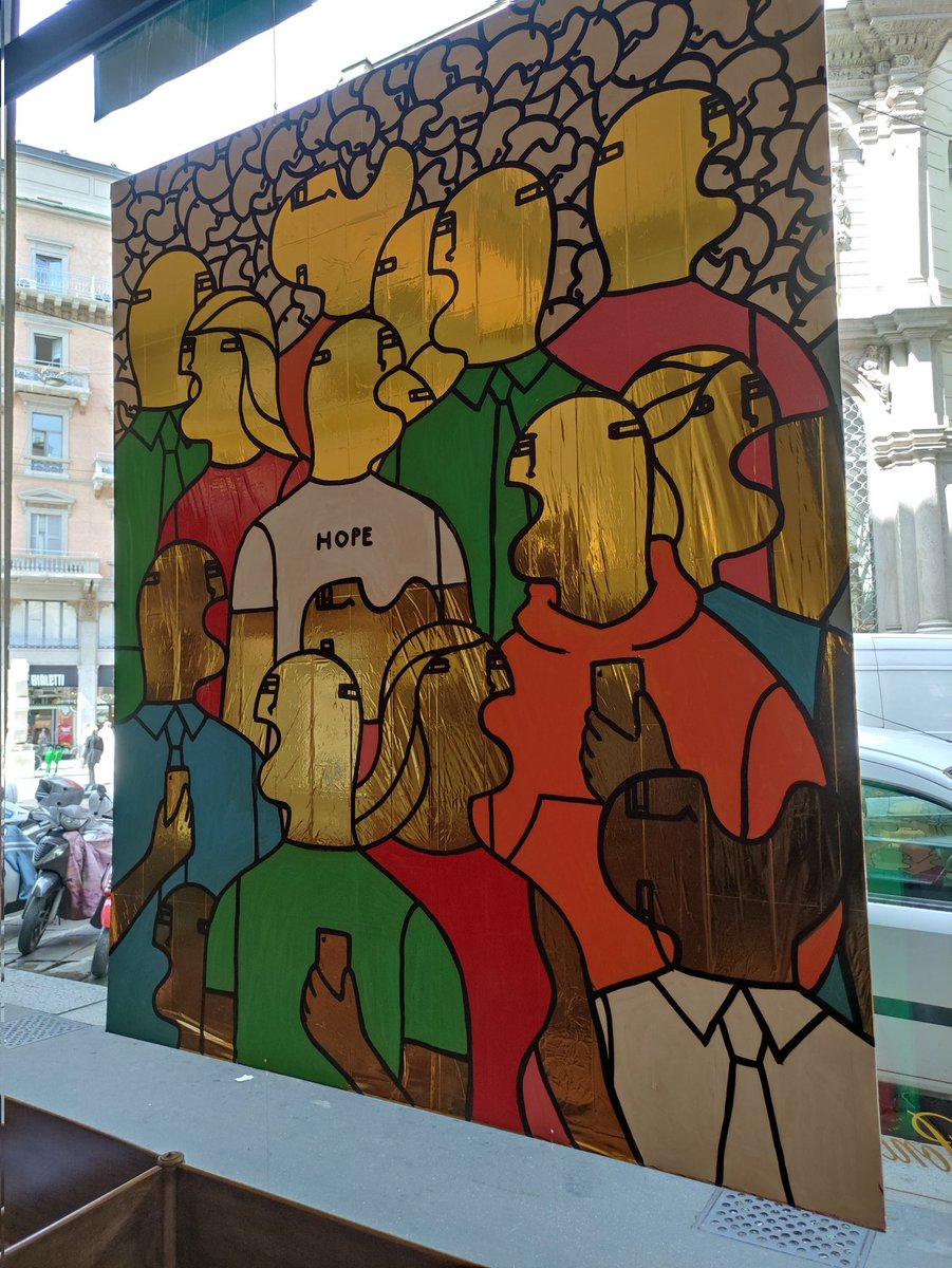 lgiappi's tweet photo. Mostra "All that glitters is not gold" di Fabrizio Dusi presso Banca Cesare Ponti Milano https://t.co/6o0x7k39pa