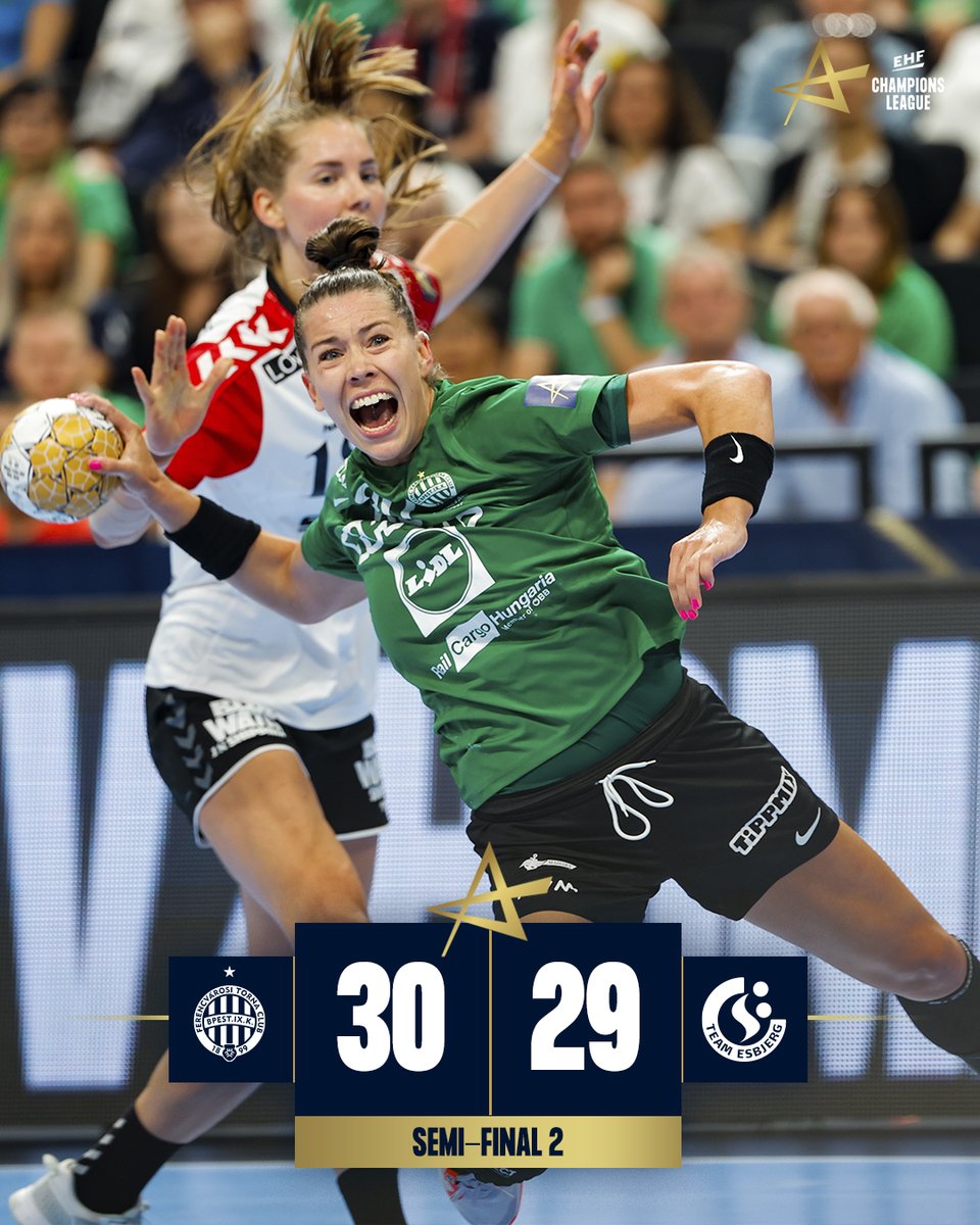🇭🇺 𝐅𝐓𝐂-𝐑𝐚𝐢𝐥 𝐂𝐚𝐫𝐠𝐨 𝐇𝐮𝐧𝐠𝐚𝐫𝐢𝐚 will play their FIRST FINAL EVER 🟢 

#ehffinal4 #ehfcl <a href="/Fradi_HU/">Ferencvárosi TC</a>