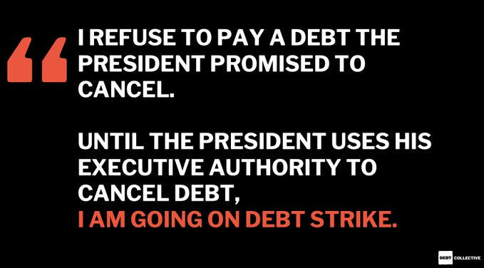 PeepsPowertothe's tweet photo. #CancelStudentDebt #PredatoryLoans #StudentDebtStrike
https://t.co/FtuTBdvYNm https://t.co/2M6zcaDtoN