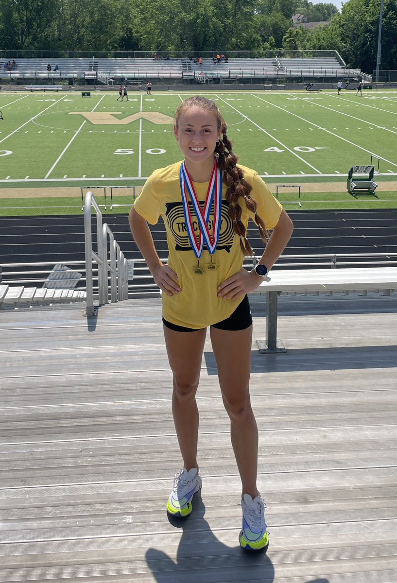 DurantTrack's tweet photo. Congratulations to Carlie Jo on winning the 100 and 400 hurdles today at the Outdoor Track and Field Championships! 🥇🎉 https://t.co/XQOAxJfLZq