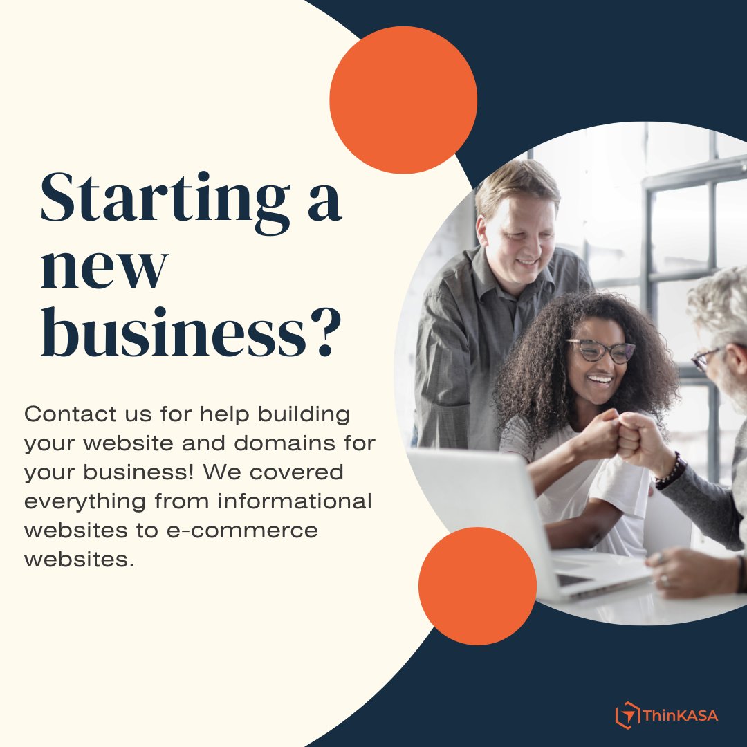 ThinKASA's tweet photo. Are you starting a new business? Contact us to get all the ins and outs situated with it!

#thinkasa #webdesign #webdevelopment #webdesigner #webdesignagency https://t.co/24VjgvOYTp