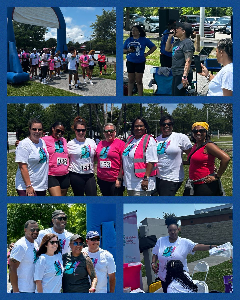 Today was a beautiful day for the 1st annual <a href="/GWGFoundation22/">Girls With Goals Foundation</a> 5K run/walk. ☀️ 🏃🏿‍♂️ We are so lucky to have this amazing program for our girls!