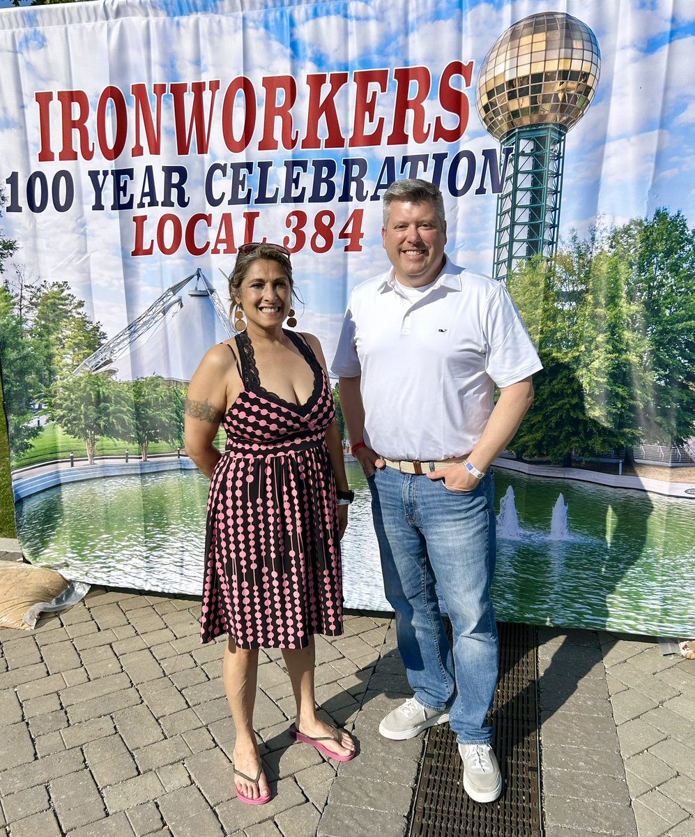 Council member Singh and I were thrilled to attend the Ironworkers 100 year celebration at worlds fair park today!