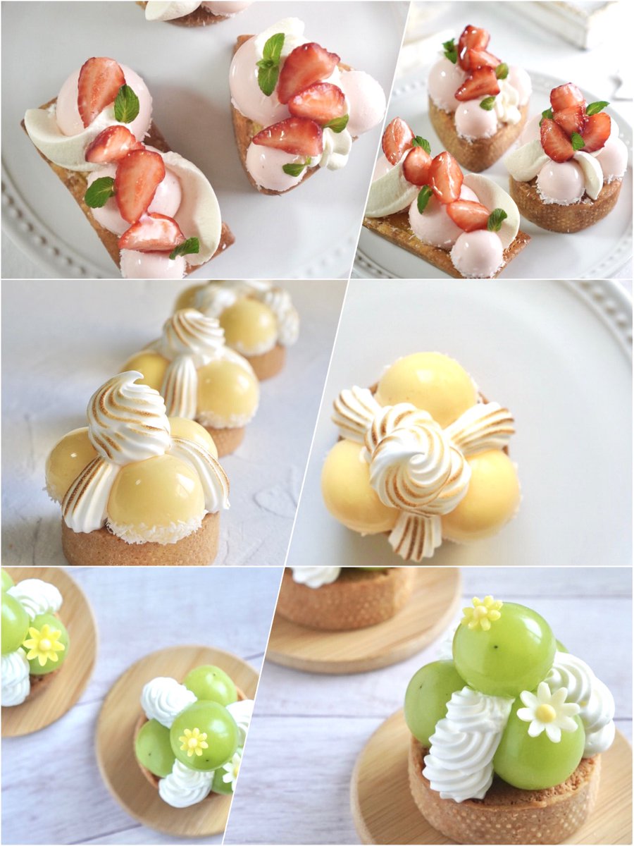 まんまるを乗せた、いろんなタルト！