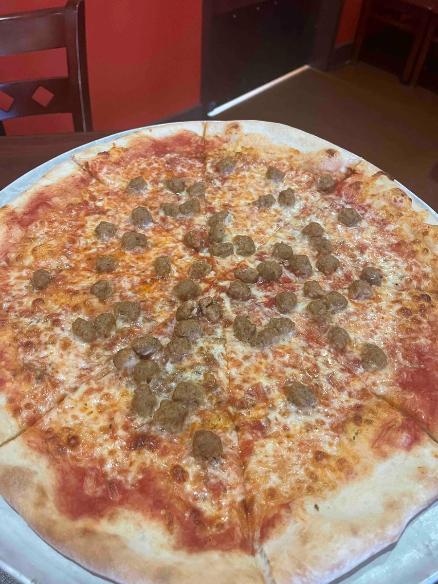 Order a POTW for $12 today! This weeks’ is a large Sausage pizza. #potw