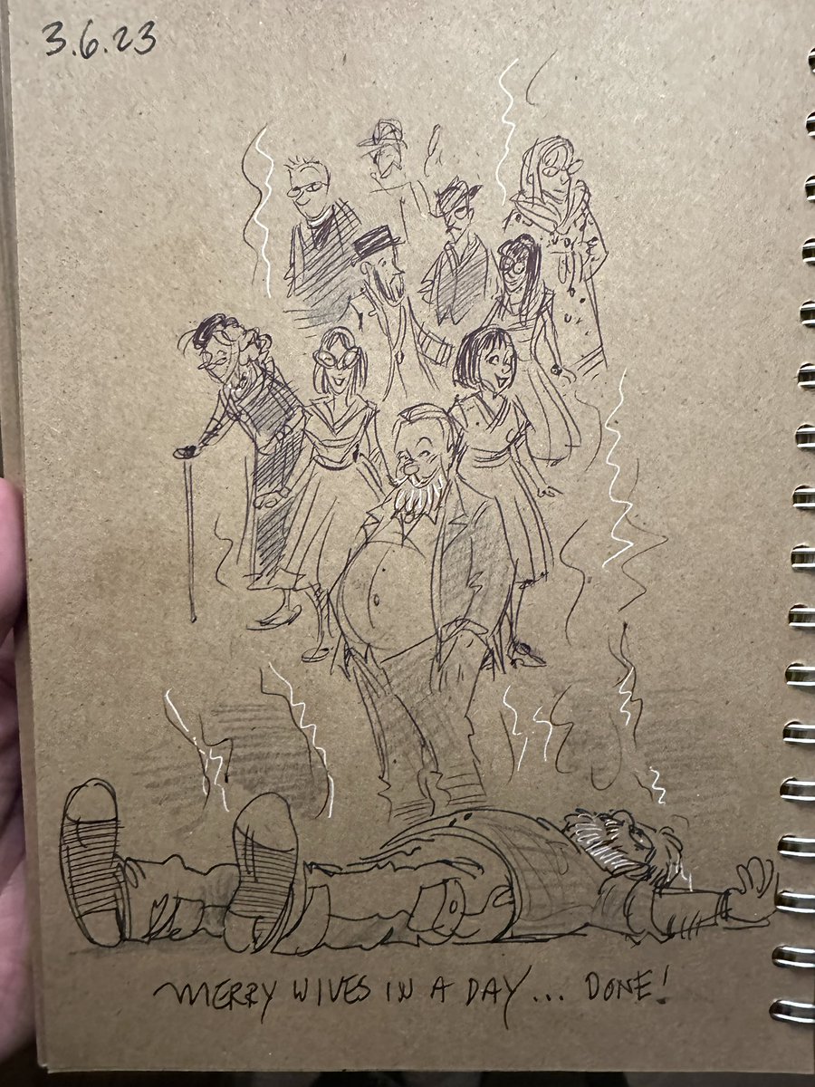 Rehearsing, costuming, tech-ing and performing a Shakespeare play in under a day. Exhausting but soooo much fun. #doodleaday #loveshakespeare #extremetheatre