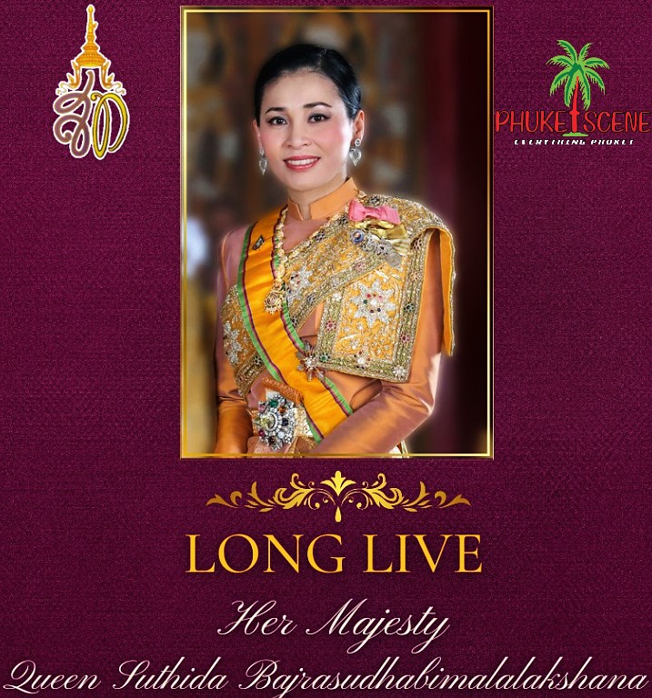 ThePhuketScene's tweet photo. Wishing HRH Queen Suthida a happy birthday from us at the @thephuketscene
.
#phuketscene #queensuthida #thailandsqueen #queenofthailand #queensuthida #suthida #suthidabirthday #happybirthdayqueensuthida #queensuthidabirthday #thaiqueensbirthday #suthidaofthailand #thai #thailand https://t.co/v4os7dAzFU