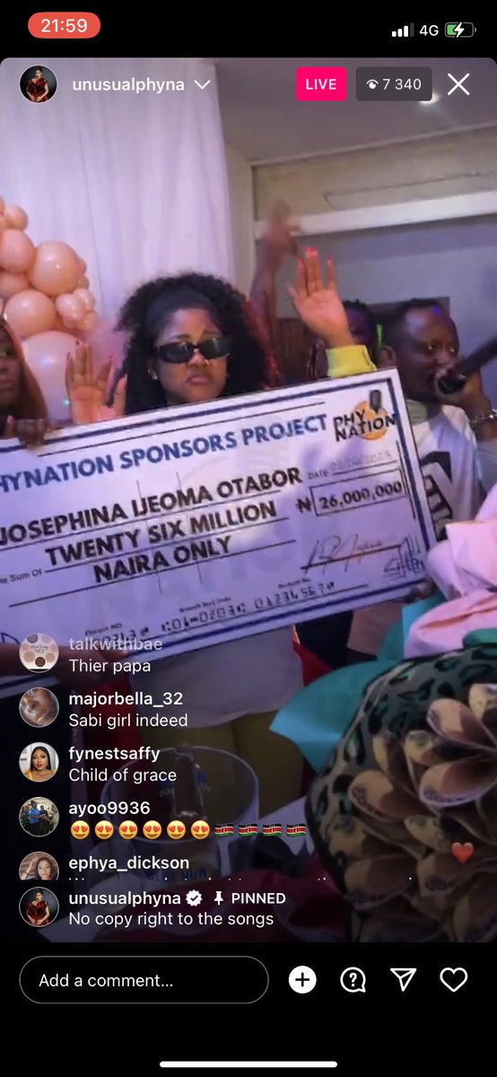 26M for 26 Years ! A million for each year🥹🥰. Sheeesh , you are blessed baby🥺🥹

TRAILBLAZING 26
THE WEEKEND IS PHYNALISED
PHYNATION FOR PHYNA

TRAILBLAZING 26
THE WEEKEND IS PHYNALISED
PHYNATION FOR PHYNA
#Phy
